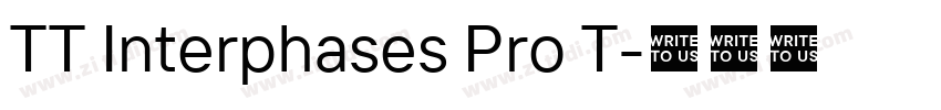 TT Interphases Pro T字体转换